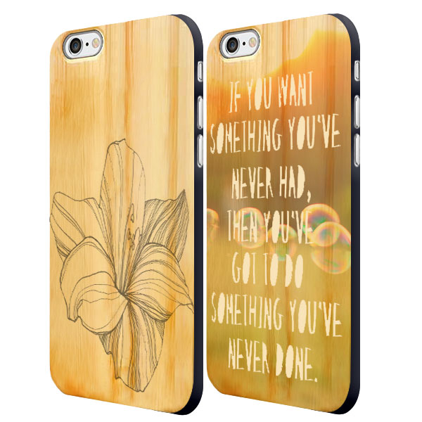 iPhone 6S Hülle aus Holz iPhone 6S Handyhülle mit Foto bedruckt