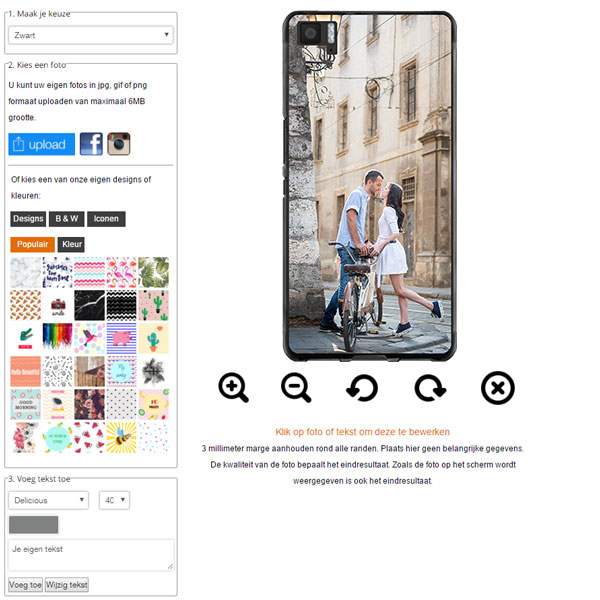 BQ Aquaris M5.5 Handyhülle selbst gestalten BQ