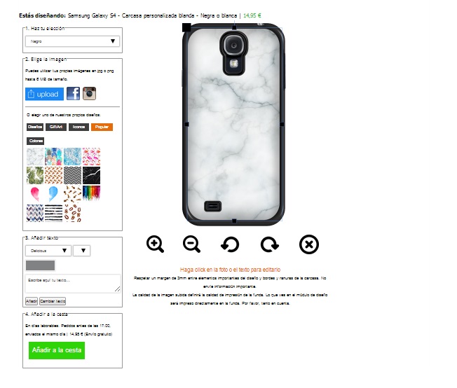 Handyhülle bedrucken Samsung Galaxy S4 Hülle personalisieren