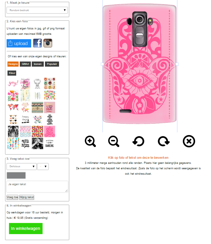 LG G4 Hardcase rundum bedrucken G4 Handyhülle mit Foto