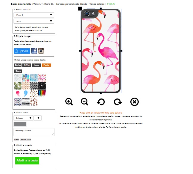 Hochwertiger, kratzfester Druck. iPhone SE Softcase selbst gestalten