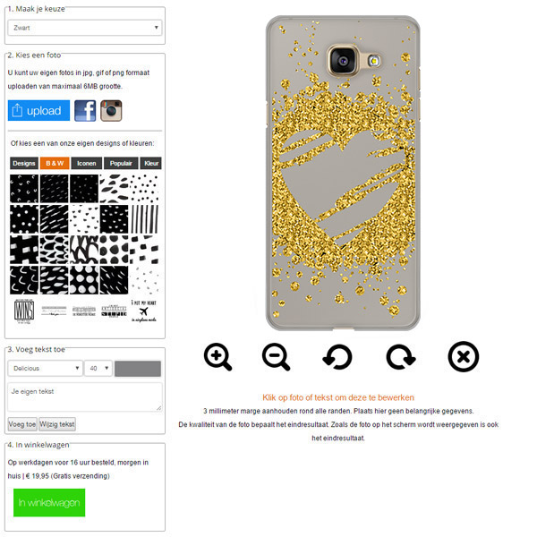 Galaxy A3 2017Handyhülle selbst gestalten