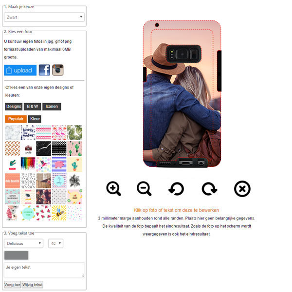 S8 Plus Tough Case mit Foto S8 Plus Hülle selbst gestalten