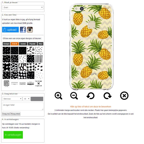 Huawei P10 Lite Hardcase Handyhülle selbst gestalten