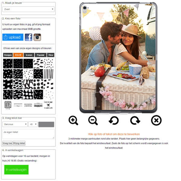 iPad Pro Softcase selbst gestalten iPad Pro Hülle selbst gestalten mit Foto