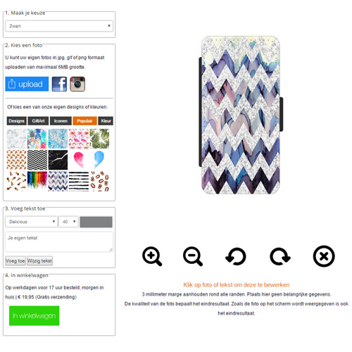 iPhone SE Hülle bedrucken iPhone SE Walletcase selbst gestalten