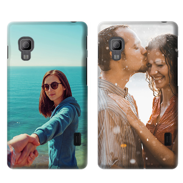 L5 2 Schutzhülle gestalten LG Optimus L5-2 Hardcase mit Foto in weiß