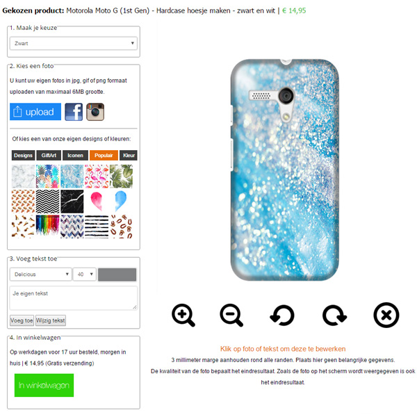 Jetzt eine Motorola Moto G Hülle mit deinem eigenen Foto bedrucken lassen! Personalisiertes Moto G Case