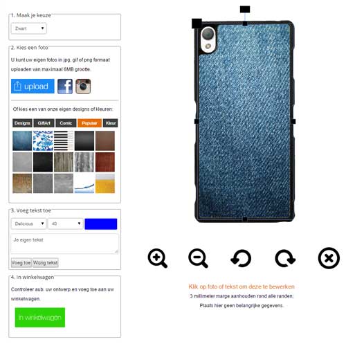 Jetzt Xperia Z3+ Case selbst gestalten! Xperia Z3 PLUS Hülle mit Foto