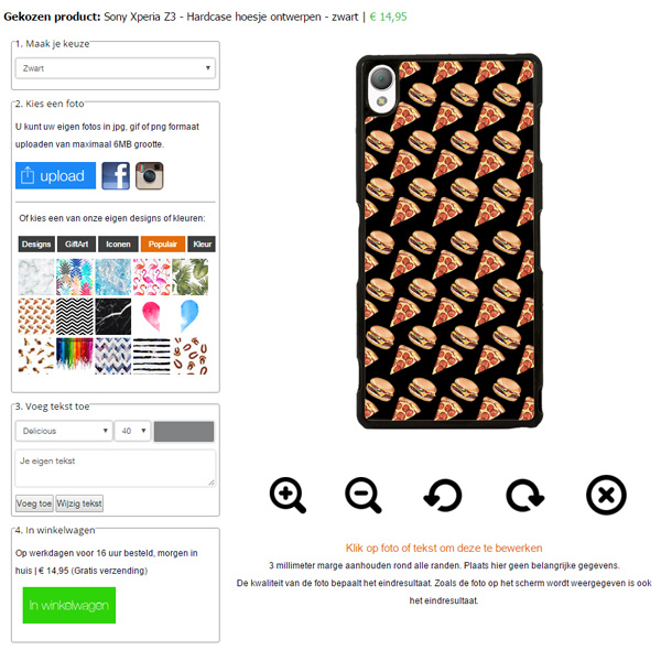 Jetzt Xperia Z3 Hardcase selbst gestalten! Z3 Hülle selbst gestalten mit Foto