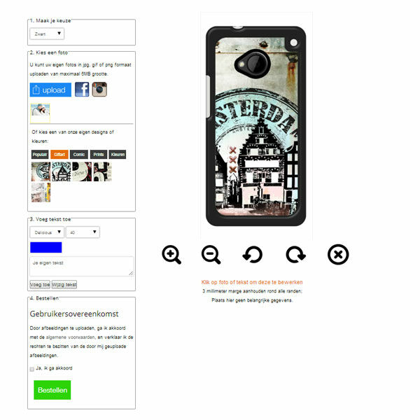 Jetzt eigenes Design anfertigen! Deine individuelle HTC M8 Handyhülle.