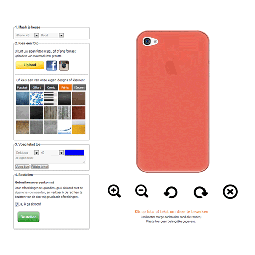 iPhone 4 Hardcase bedruckt iPhone 4s Hülle selbst gestalten